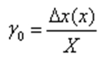 Формула для класса точности мультипликативной погрешности